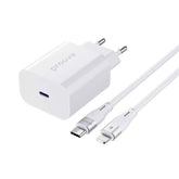 Proove Rapid Pd Wall Charger Type C 20w With Cable Usb C Lightning White